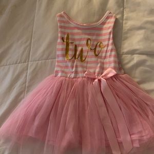 Two Year tutu dress